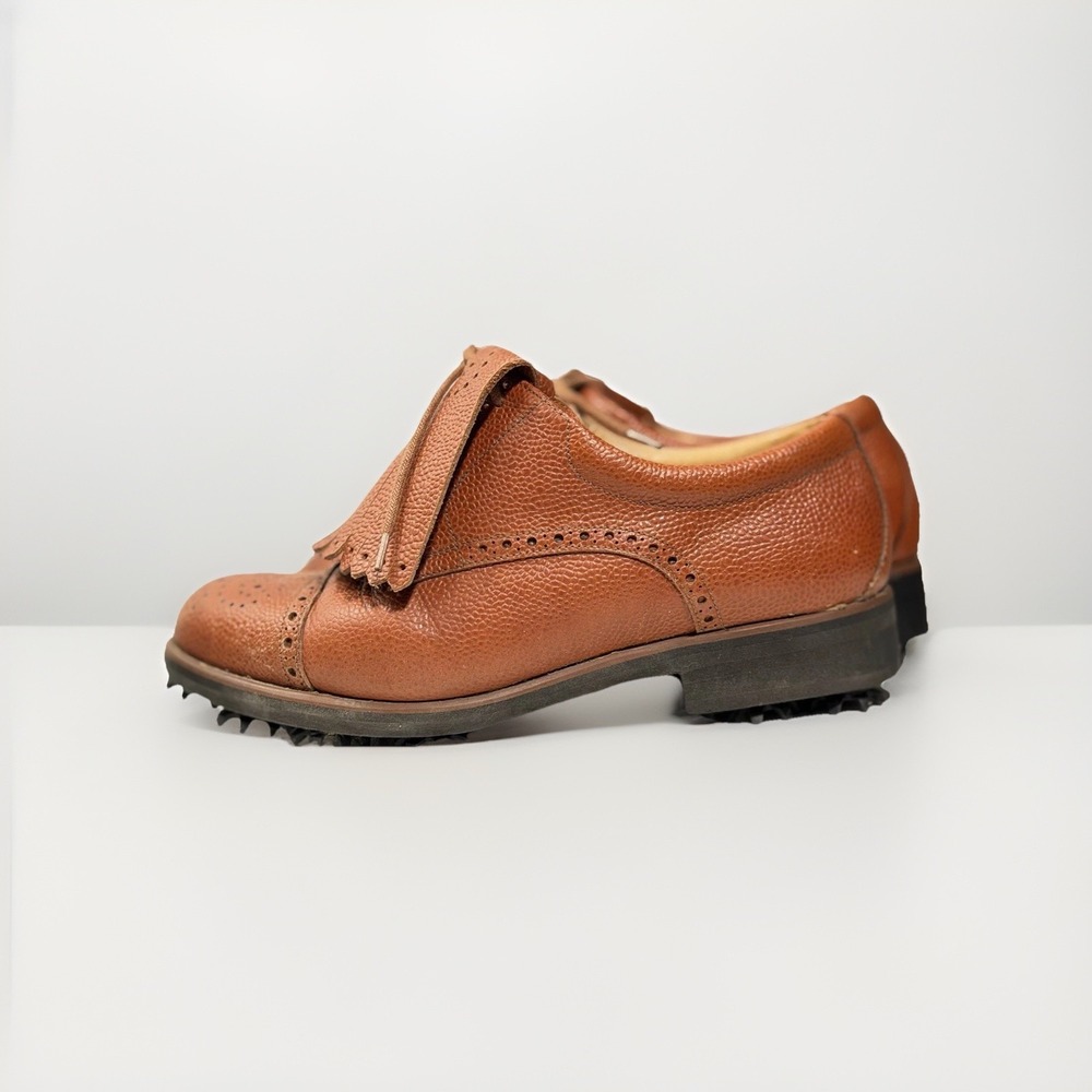 AEROGREEN Made in Italy Golf Loafers Brogues Women's 6 Removable Kilties‎ Extras